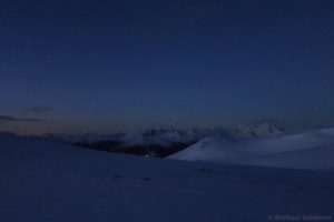 Stubaier Alpen bei Nacht