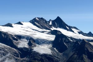 Großglockner mit Fruschnitz- und Teischnitzkees gesehen vom Großen Muntanitz