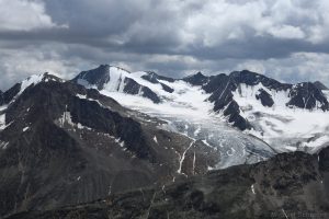 Hintere Schwärze mit Marzellferner und Marzellspitzen gesehen vom Saykogel