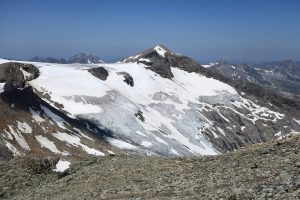 Kristallwand mit Frosnitzkees gesehen von der Weißspitze