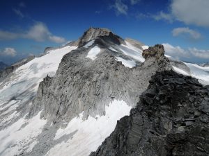 Blick zur Hochalmspitze vom Zsigmondykopf