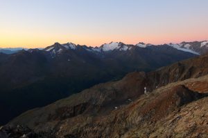 Ötztaler Alpen vor Sonnenaufgang