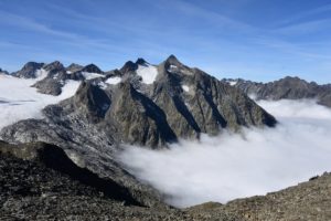 Hochnebel beim Lüsener Fernerkogel