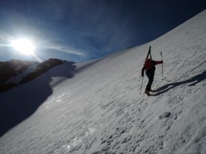 Weißseespitze, Aufstieg Münchner Variante