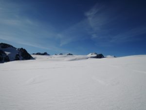 Blick zu den Hintereisspitzen