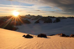 Sonnenaufgang Gepatschferner