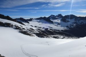 Gepatschjoch - Blick zur Wildspitze