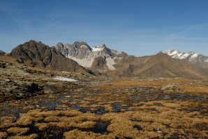 Blick Richtung Schwarzseespitze und Botzer
