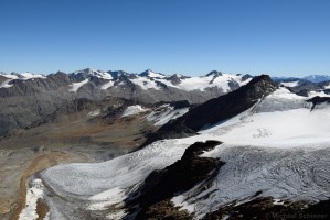 Guslarferner, Blick Richtung Similaun