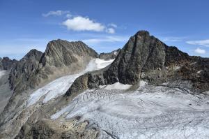 Schwarzenbergspitzen und Mutterberger Seespitze mit Bockkogelferner