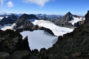 Alpeiner Ferner mit Schwarzenbergspitzen