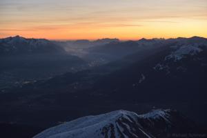 Sonnenaufgang Ampferstein