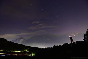 Nordlichter über Innsbruck