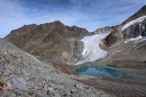 Bergsee mit Taschachferner