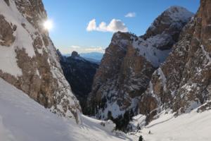 Skitour in den Dolomiten